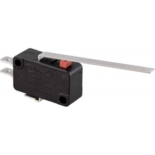 TRU COMPONENTS TC-9122140 mikrospínač 250 V/AC 5 A 1x zap/(zap) bez aretace 1 ks