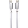 Renkforce USB kabel USB 2.0 USB-C ® zástrčka, USB-C ® zástrčka 2.00 m bílá pozlacené kontakty TO-6886785
