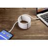 Renkforce USB kabel USB 2.0 USB-C ® zástrčka, USB-C ® zástrčka 2.00 m bílá pozlacené kontakty TO-6886785