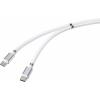 Renkforce USB kabel USB 2.0 USB-C ® zástrčka, USB-C ® zástrčka 2.00 m bílá pozlacené kontakty TO-6886785