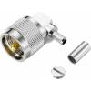 TRU COMPONENTS TC-9199208 UHF konektor zástrčka, zahnutá 50 Ω 1 ks