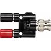 TRU COMPONENTS TC-9199220 BNC adaptér BNC zástrčka - pólová svorka, pólová svorka 1 ks Bulk