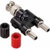TRU COMPONENTS TC-9199220 BNC adaptér BNC zástrčka - pólová svorka, pólová svorka 1 ks Bulk