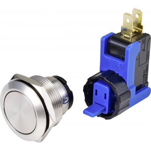 TRU COMPONENTS, TC-9201348 tlačítko, 22 mm, 250 V, 15 A, 1 ks