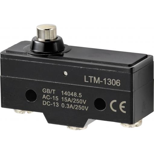 TRU COMPONENTS TC-9201356 mikrospínač 250 V/AC 15 A 1x zap/(zap) bez aretace 1 ks