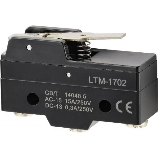 TRU COMPONENTS TC-9201364 mikrospínač 250 V/AC 15 A 1x zap/(zap) bez aretace 1 ks