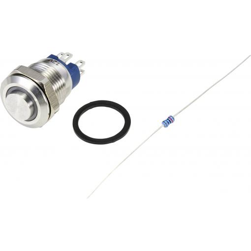 TRU COMPONENTS TC-9219012 tlačítko 48 V/AC 2 A 1x vyp/(zap) bez aretace RGB IP67 1 ks
