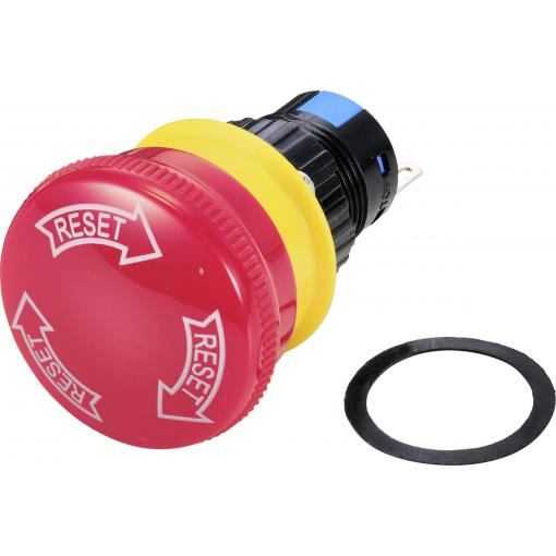TRU COMPONENTS nouzový vypínač 3 A 1 rozpínací kontakt IP40 1 ks