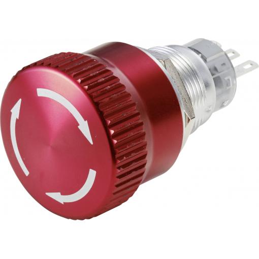TRU COMPONENTS nouzový vypínač 3 A 1 rozpínací kontakt IP65 1 ks