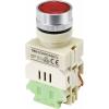 TRU COMPONENTS Y090 tlačítko 250 V/AC 5 A 1x zap/(zap) bez aretace červená (Ø) 30 mm 1 ks