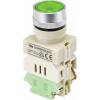 TRU COMPONENTS Y090 tlačítko 250 V/AC 5 A 1x zap/(zap) s aretací zelená (Ø) 30 mm 1 ks