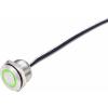 TRU COMPONENTS tlačítko 24 V/DC 50 mA 1x vyp/(zap) bez aretace zelená IP40 1 ks