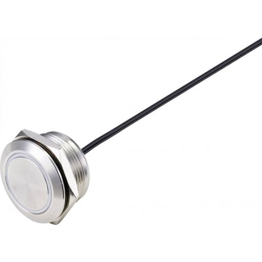 TRU COMPONENTS tlačítko 24 V/DC 50 mA 1x vyp/(zap) bez aretace IP65 1 ks