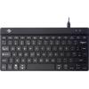 R-GO Tools Compact Break (RGOCOUKWDBL) kabelový klávesnice UK anglická, QWERTY černá ergonomická