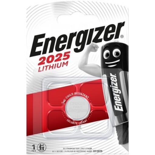 Baterie ENERGIZER CR2025, 3 V, knoflíková lithiová