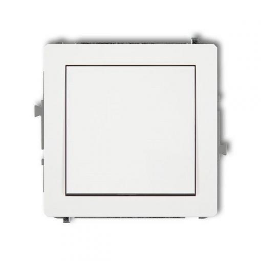 Vypínač č.1 pod omítku DECO Karlik, bílý, 10 A / 250 V