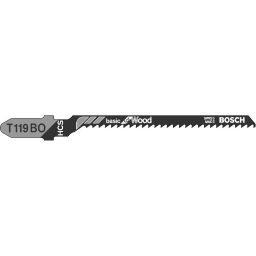 Bosch Accessories 2609256717 List přímočaré pily HCS, T 119 BO Basic for Wood 2 ks
