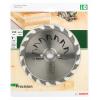 Bosch Accessories Precision 2609256852 tvrdokovový pilový kotouč 150 x 20 mm Počet zubů (na palec): 18 1 ks