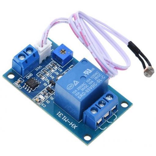 Světlocitlivý senzor s relé XH-M131, 5 V DC
