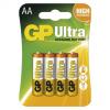 Baterie GP Ultra Alkaline R6 (AA, tužka) blistr cena za balení 4 ks