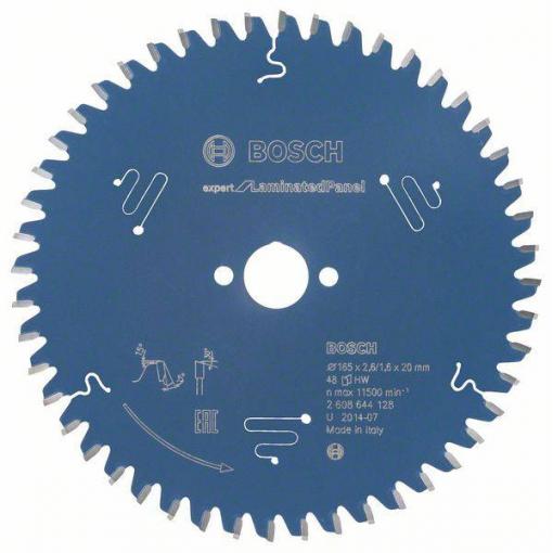 Bosch Accessories Expert for Laminated Panel 2608644128 tvrdokovový pilový kotouč 165 x 20 x 1.6 mm Počet zubů (na palec): 48 1 ks