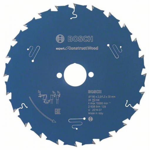 Bosch Accessories Expert for Construct Wood 2608644139 pilový kotouč 190 x 30 x 1.3 mm Počet zubů (na palec): 24 1 ks