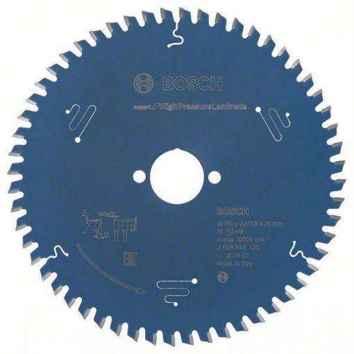 Bosch Accessories Expert for High Pressure Laminate 2608644135 pilový kotouč 190 x 30 x 1.6 mm Počet zubů (na palec): 56 1 ks