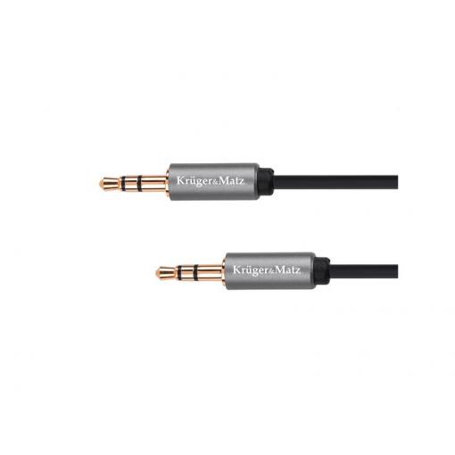 Kabel Jack 3,5mm konektor/Jack 3,5mm konektor 1m KRUGER & MATZ KM1226 Basic