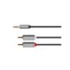 Kabel Jack 3.5mm stereo/2x Cinch 5m KRUGER & MATZ KM1217 Basic