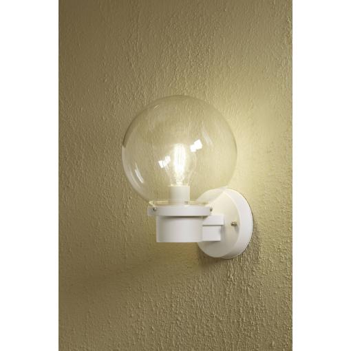 Konstsmide Nemi 7335-250 venkovní nástěnné osvětlení úsporná žárovka, LED E27 60 W bílá