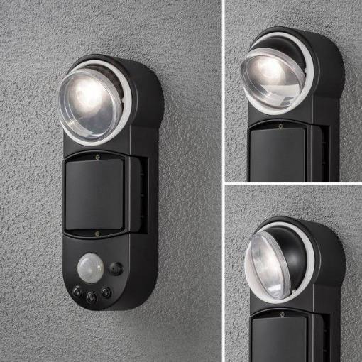 Konstsmide Prato 7696-750 venkovní LED reflektor s PIR detektorem 1 W Barvy světla (LED svítidlo): teplá bílá