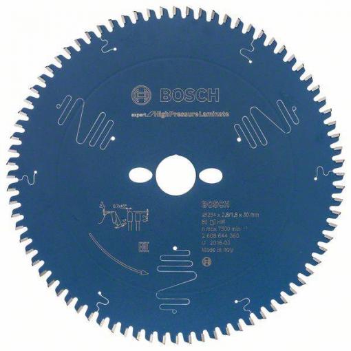 Bosch Accessories Expert for High-Pressure Laminate 2608644360 pilový kotouč 254 x 30 x 1.8 mm Počet zubů (na palec): 80 1 ks