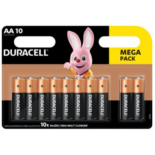 Duracell Basic AA (LR06) 1500 B10 cena za balení 10 ks