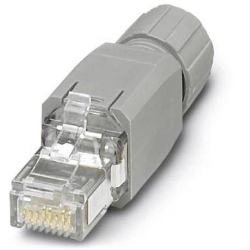 Phoenix Contact 1402410, RJ45 konektor, zástrčka, rovná, šedá, 1 ks