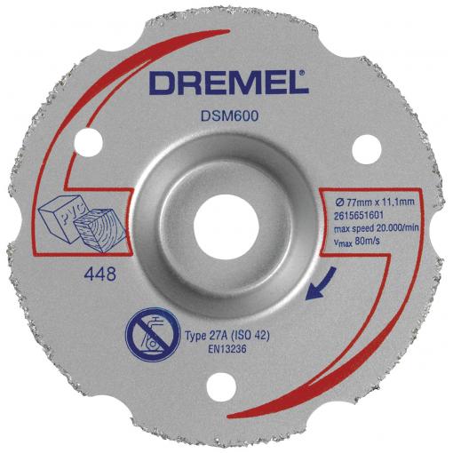 Dremel Bosch Power Tools 2615S600JB řezný kotouč lomený 77 mm 1 ks tvrdé dřevo, měkké dřevo, překližka, laminát , vlákno , plast, sádrokarton, plexisklo, vinyl