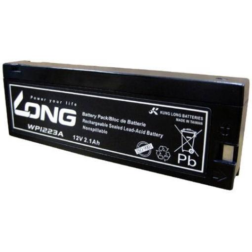 Long WP1223A WP1223A olověný akumulátor 12 V 2.1 Ah olověný se skelným rounem (š x v x h) 182 x 61 x 23 mm svorkový konektor nepatrné vybíjení, bezúdržbové