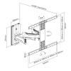 My Wall H 29 L TV držák na zeď 94,0 cm (37) - 203,2 cm (80) naklápěcí, otočný