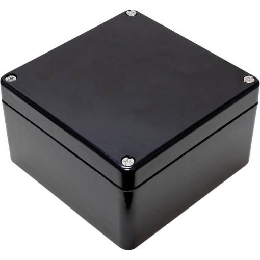 Hammond Electronics 1590ZGRP161BK univerzální pouzdro 160 x 160 x 90 polyester černá 1 ks