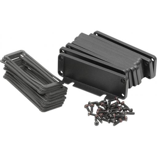 Hammond Electronics pouzdro hliník černá (d x š x v) 16 x 107 x 35 mm 10 ks