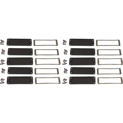 Hammond Electronics pouzdro hliník černá (d x š x v) 6 x 107 x 35 mm 10 ks