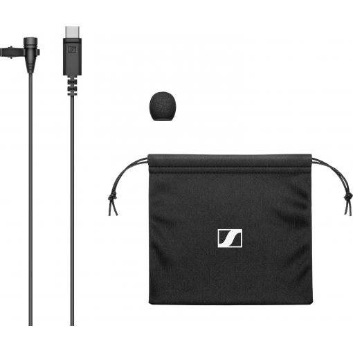 nasazovací ruční mikrofon Sennheiser XS Lav USB-C Druh přenosu:kabelový
