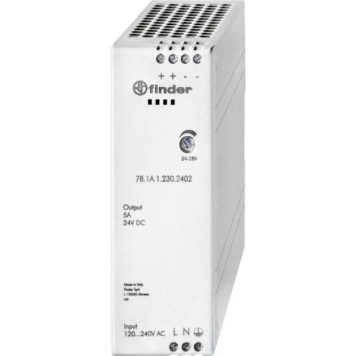 Finder 78.1A.1.230.2402 síťový zdroj na DIN lištu 24 V/DC 5 A 120 W Obsah 1 ks
