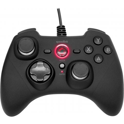 SpeedLink RAIT gamepad PC, PlayStation 3, Nintendo Switch černá