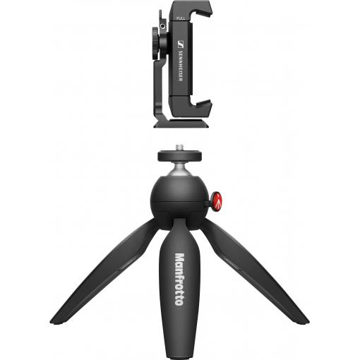 Sennheiser Mobile Kit sada stativu 1/4palcové min./max.výška=13.5 cm černá vč. držáku smartphonu