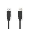 Kabel USB 2.0 A konektor - USB-A konektor, 1m, CCGP60005BK10