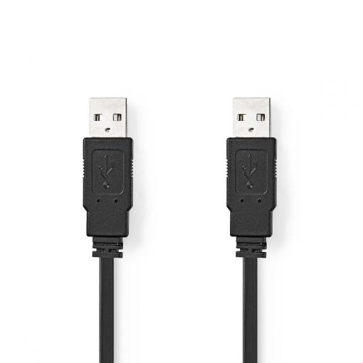 Kabel USB 2.0 A konektor - USB-A konektor, 1m, CCGP60005BK10