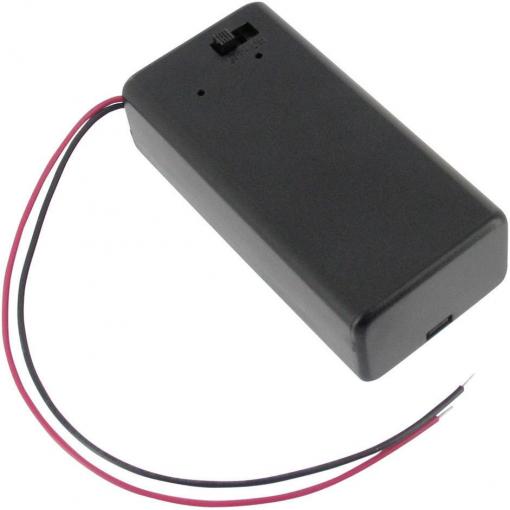 Velleman BH9VBS bateriový držák 1x 9 V (d x š x v) 69 x 33 x 21 mm