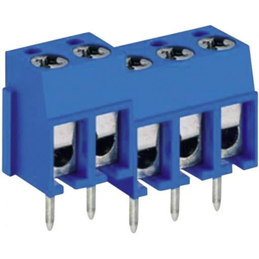 DECA 1216198 šroubová svorkovnice 2.50 mm² Pólů 2 modrá 1 ks