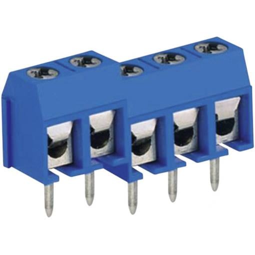 DECA 1282826 šroubová svorkovnice 1.50 mm² Pólů 2 modrá 1 ks