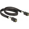 Delock pevný disk kabel [1x mini SAS zástrčka (SFF-8087) - 1x mini SAS zástrčka (SFF-8087)] 0.50 m černá
